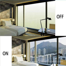 UV block smart glass film switchable